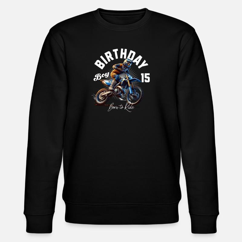 15e anniversaire de motocross - Sweat bio CHANGER Stanley/Stella Unisexe - noir
