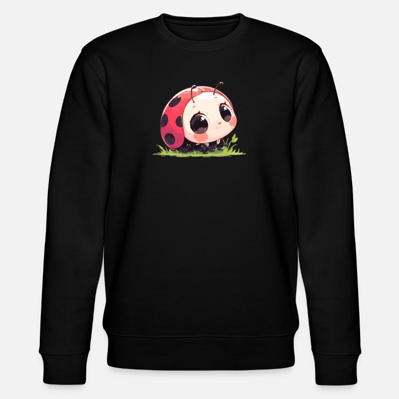 Ladybug Marienkäfer - Stanley/Stella CHANGER Unisex Organic Sweatshirt - black