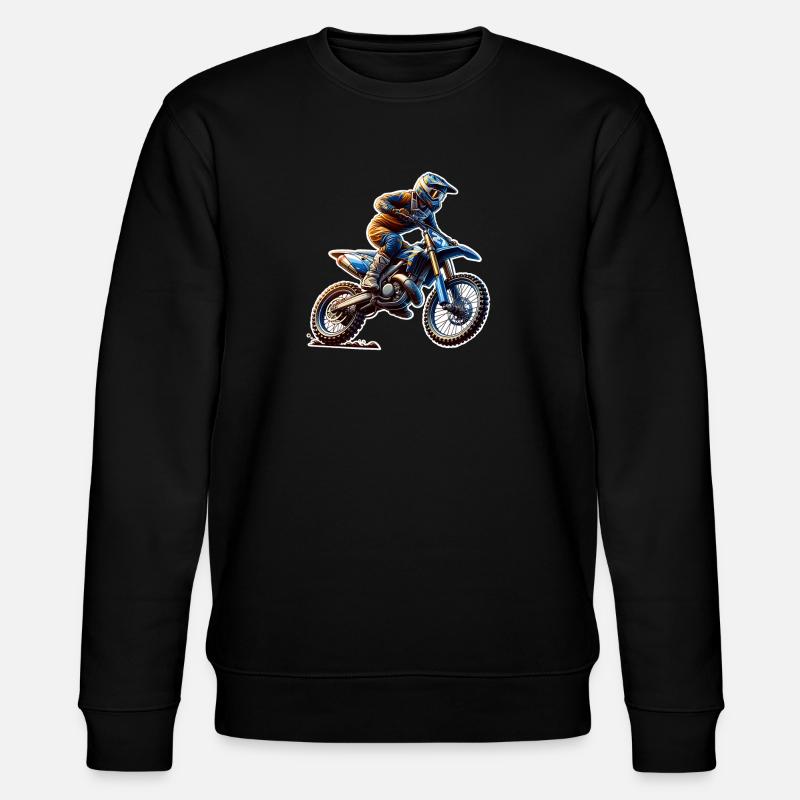Motocross - Stanley/Stella Unisex Bio-Sweatshirt CHANGER  - Schwarz