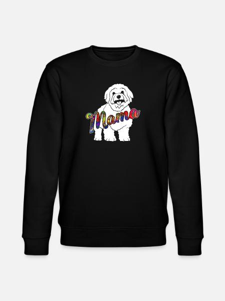 Bichon Frise Bichon Frise Mama - Stanley/Stella CHANGER Unisex Organic Sweatshirt - black