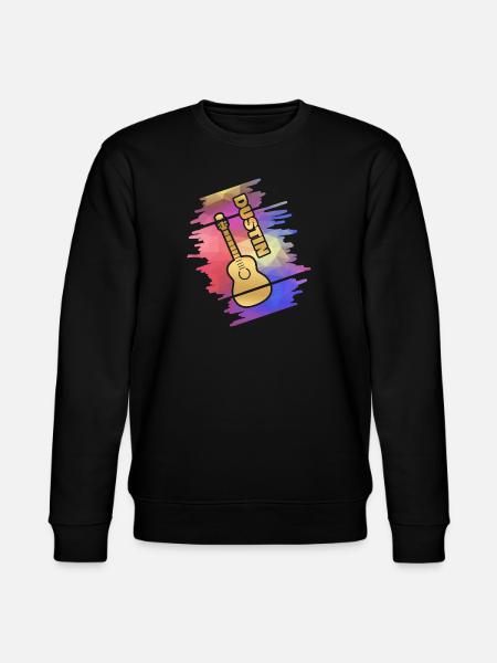 Guitar Dustin - Stanley/Stella Unisex Bio-Sweatshirt CHANGER - Schwarz