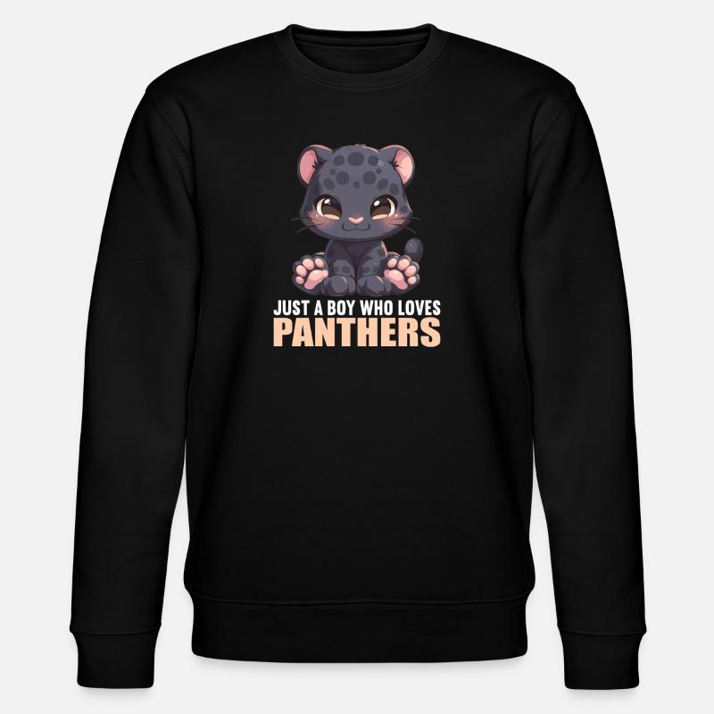 Panthers Panther - Stanley/Stella CHANGER Unisex Organic Sweatshirt - black