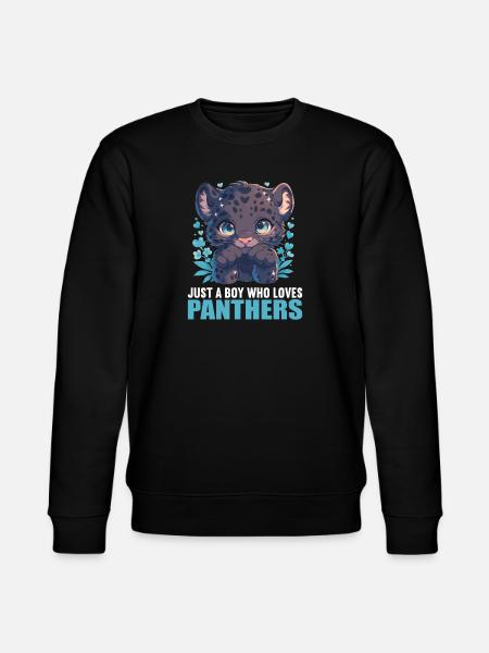 Panthers Panther - Stanley/Stella CHANGER Unisex Organic Sweatshirt - black