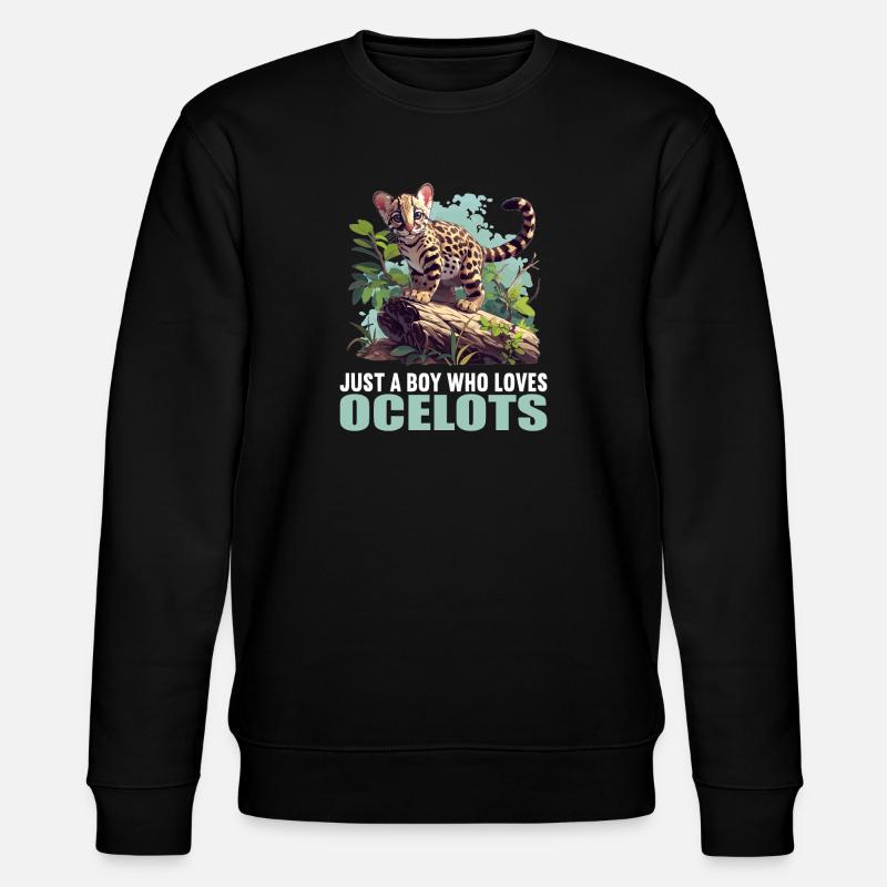 Ocelots Ocelot - Stanley/Stella CHANGER Unisex Organic Sweatshirt - black