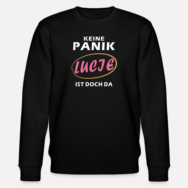PAS DE PANIQUE LUCIE - Sweat bio CHANGER Stanley/Stella Unisexe - noir