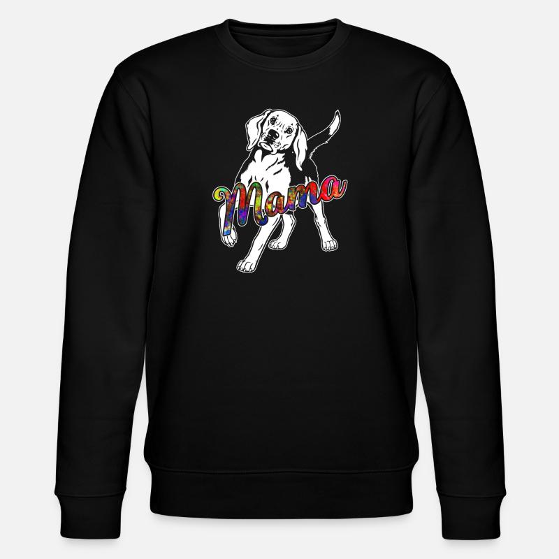 Beagle Beagle Mama - Stanley/Stella CHANGER Unisex Organic Sweatshirt - black