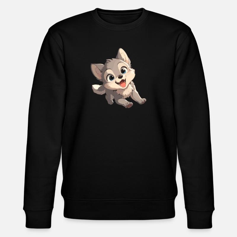 Wolves Wolf - Stanley/Stella CHANGER Unisex Organic Sweatshirt - black