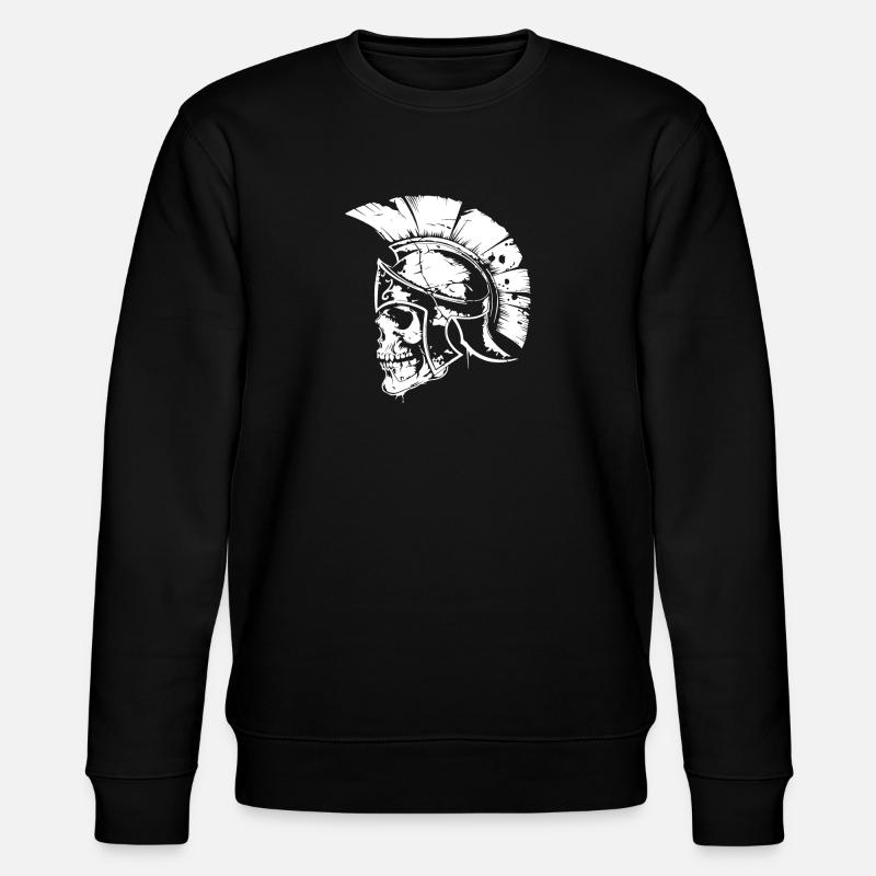 Spartaner Skull Gladiator - Stanley/Stella Unisex Bio-Sweatshirt CHANGER  - Schwarz