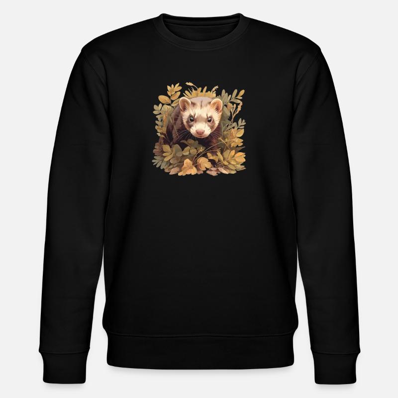 Furet Frettchen - Sweat bio CHANGER Stanley/Stella Unisexe - noir