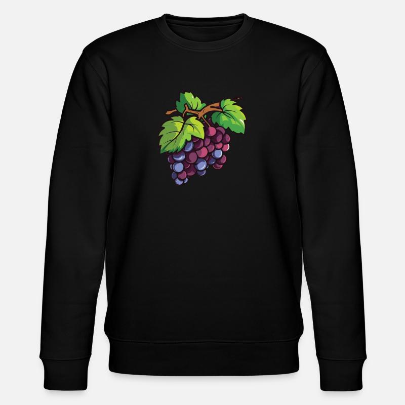 Symbole du raisin - Sweat bio CHANGER Stanley/Stella Unisexe - noir