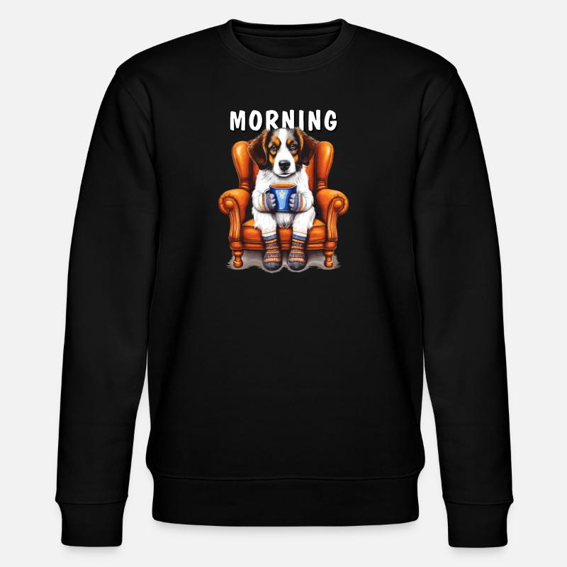 MATIN DU CHIEN - Sweat bio CHANGER Stanley/Stella Unisexe - noir