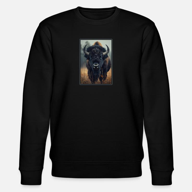 Bisons Bison - Sweat bio CHANGER Stanley/Stella Unisexe - noir