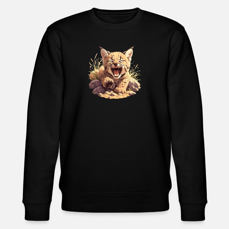 Bobcats Rotluchse Rotluchs Luchs - Stanley/Stella Unisex Bio-Sweatshirt CHANGER  - Schwarz