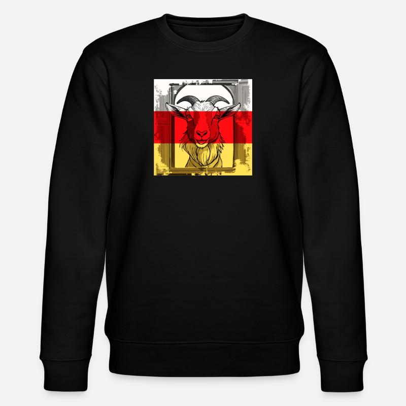 ZIEGE STALL - Stanley/Stella Unisex Bio-Sweatshirt CHANGER  - Schwarz