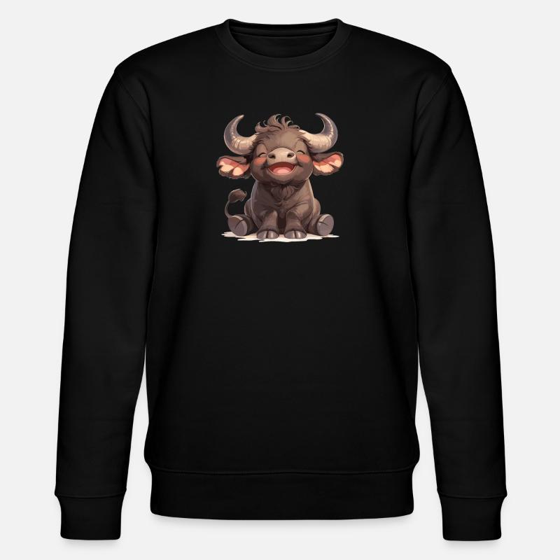 Buffles Buffalo Büffel - Sweat bio CHANGER Stanley/Stella Unisexe - noir