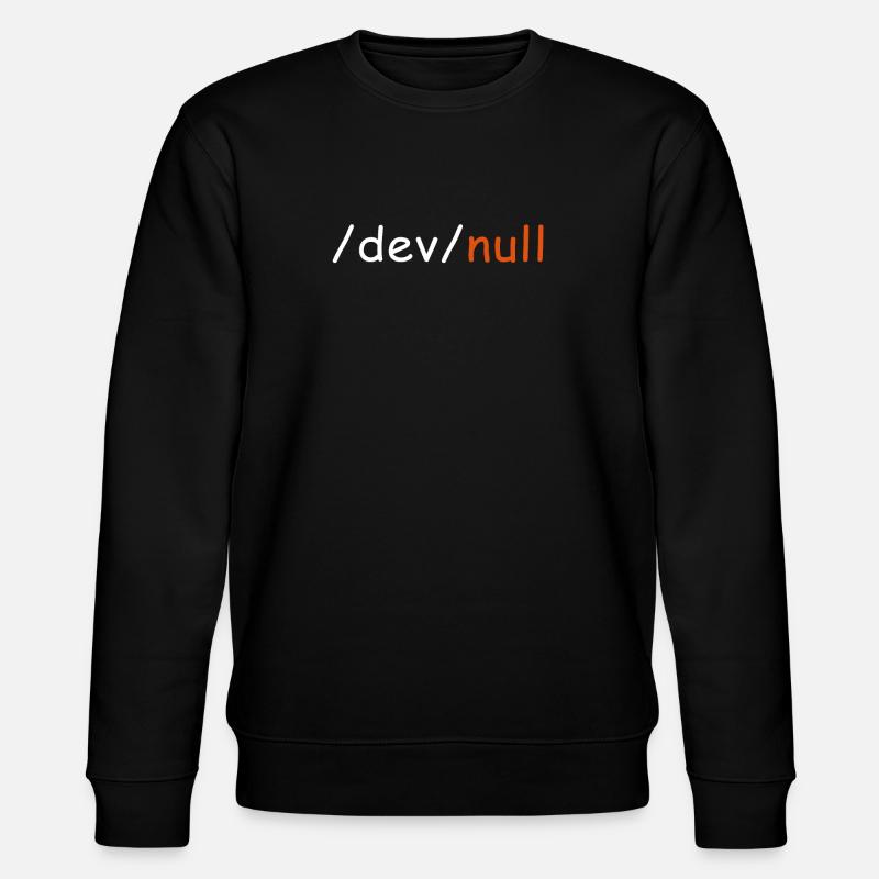 dev null - Stanley/Stella Unisex Bio-Sweatshirt CHANGER  - Schwarz