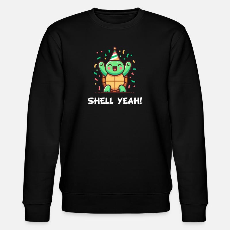 Shell ! Célébration Tortue - Sweat bio CHANGER Stanley/Stella Unisexe - noir