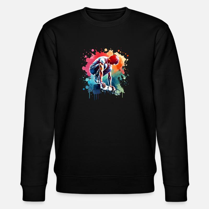 Parkour - Stanley/Stella Unisex Bio-Sweatshirt CHANGER - Schwarz