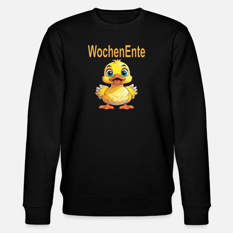 WochenEnte - Stanley/Stella CHANGER Unisex Organic Sweatshirt - black