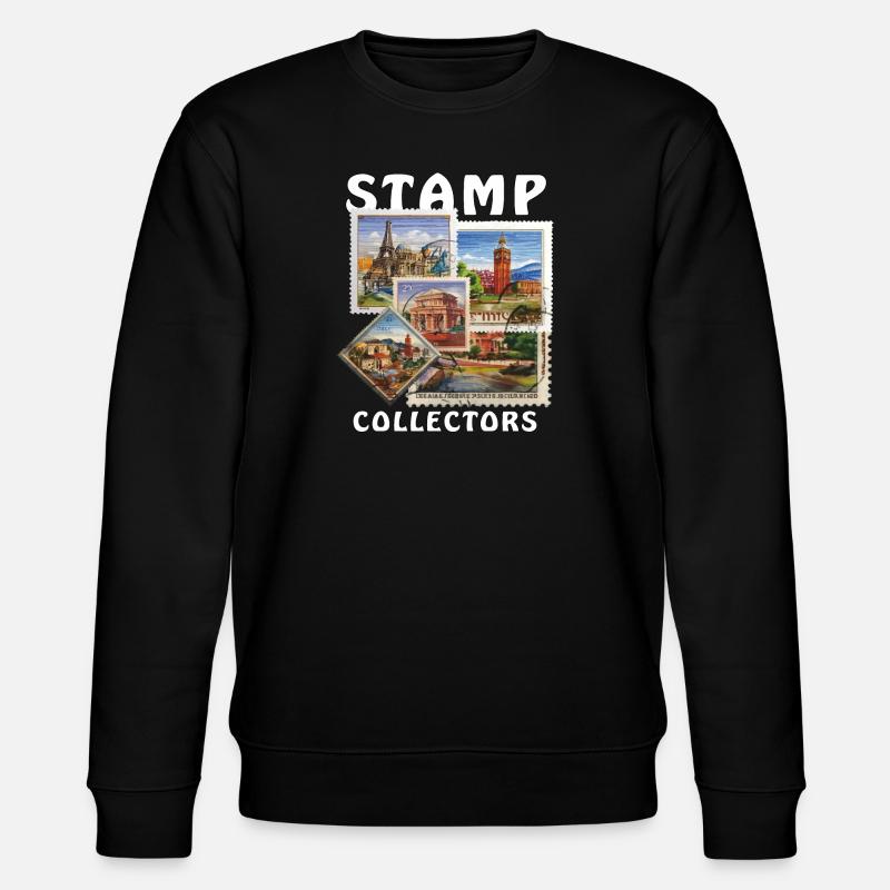 STAMP COLLECTORS - Stanley/Stella Unisex Bio-Sweatshirt CHANGER - Schwarz