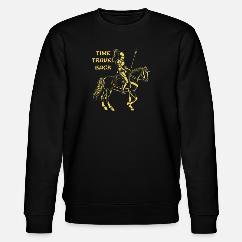 REITER TIME TRAVEL BACK - Stanley/Stella Unisex Bio-Sweatshirt CHANGER  - Schwarz