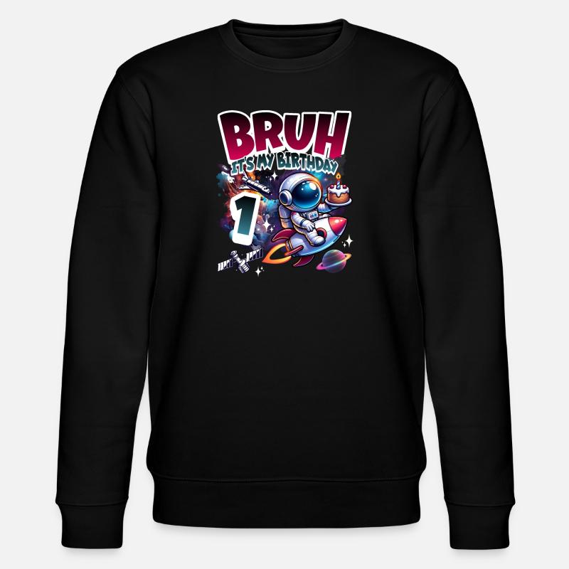 Astronaute 1er anniversaire Espace - Sweat bio CHANGER Stanley/Stella Unisexe - noir