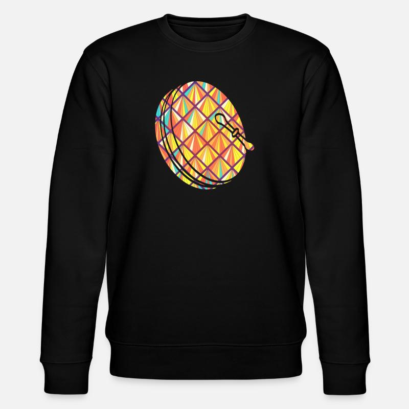 Bodhran Geometric - Stanley/Stella CHANGER Unisex Organic Sweatshirt - black