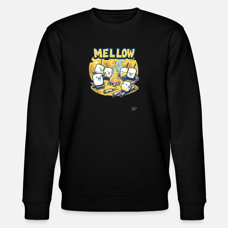 Relaxed Camping, Campfires & Marshmallows - Stanley/Stella CHANGER Unisex Organic Sweatshirt - black