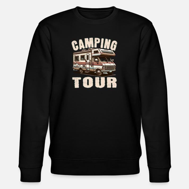 Camping - Stanley/Stella Unisex Bio-Sweatshirt CHANGER  - Schwarz