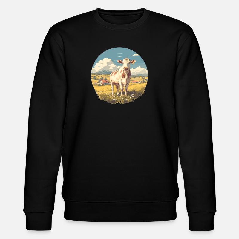 Vaches Vache - Sweat bio CHANGER Stanley/Stella Unisexe - noir