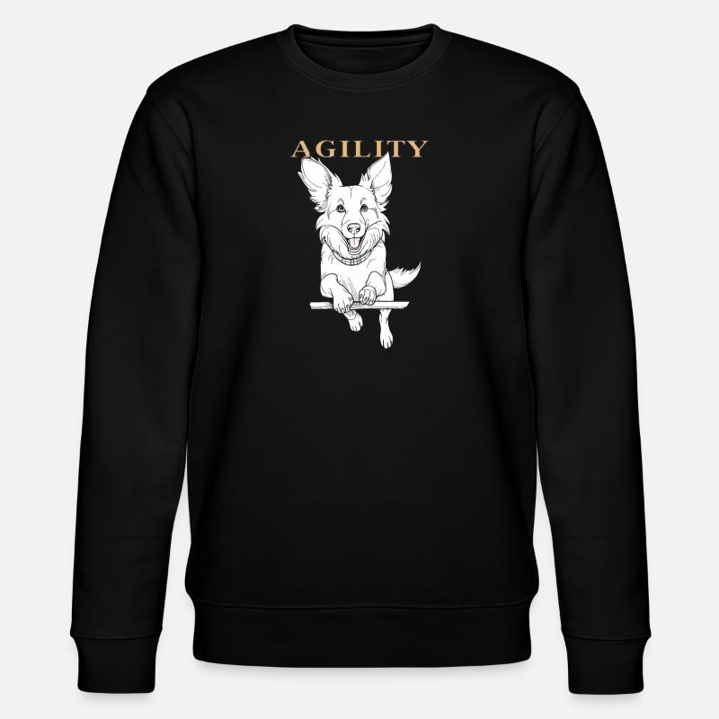 AGILITÉ DU CHIEN - Sweat bio CHANGER Stanley/Stella Unisexe - noir