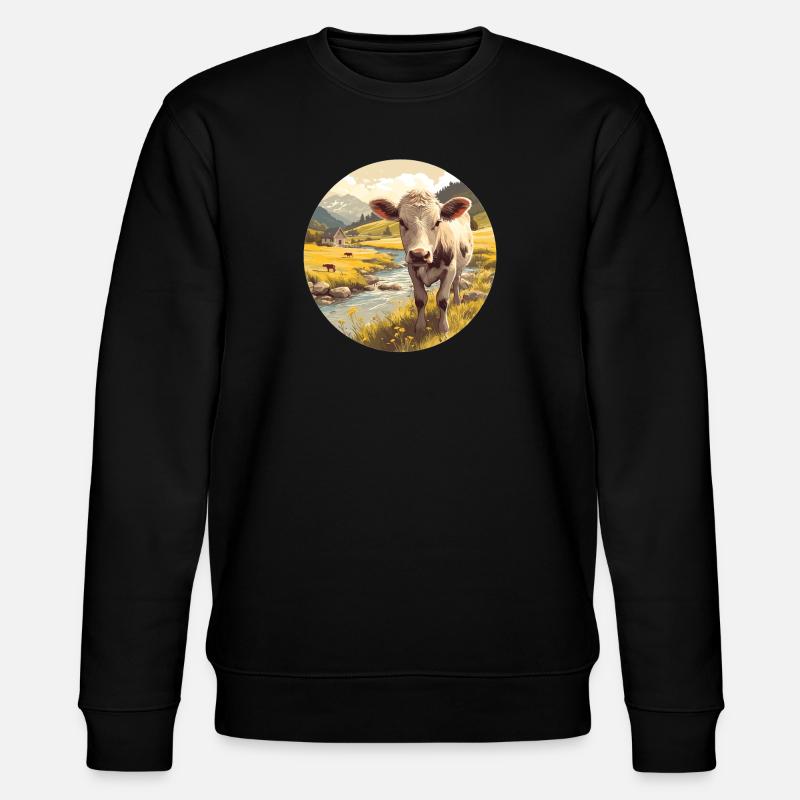 Vaches Vache - Sweat bio CHANGER Stanley/Stella Unisexe - noir