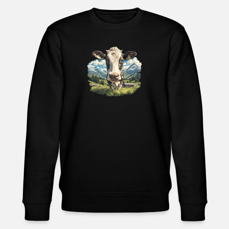 Vaches Vache - Sweat bio CHANGER Stanley/Stella Unisexe - noir