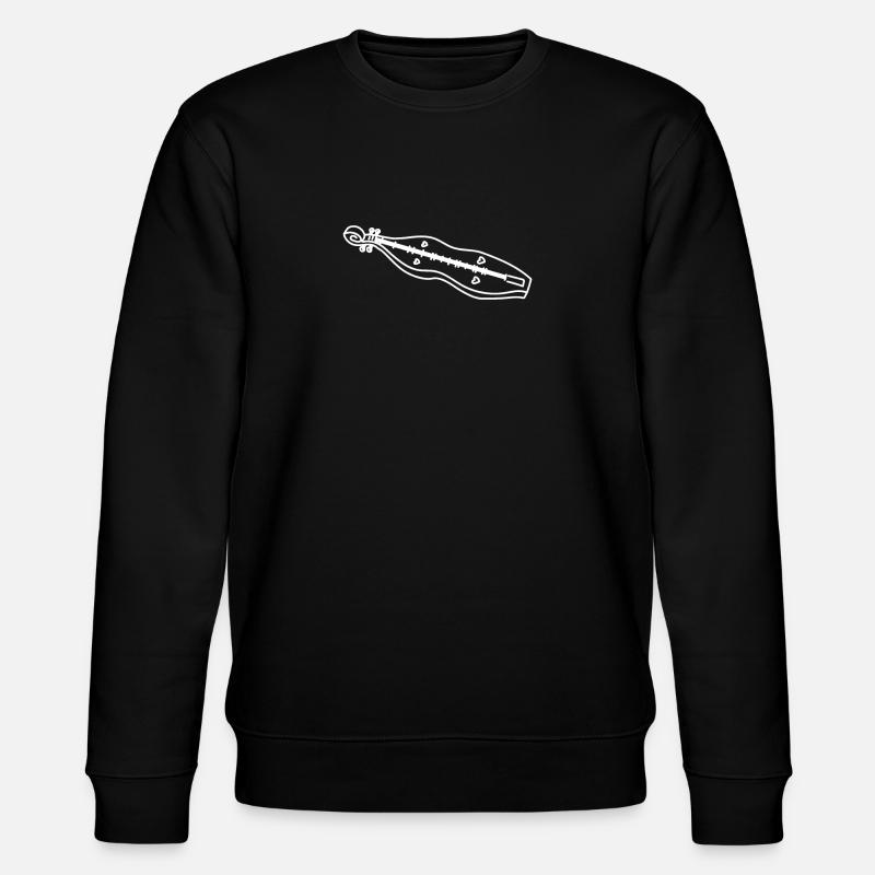Dessin au trait Dulcimer - Sweat bio CHANGER Stanley/Stella Unisexe - noir