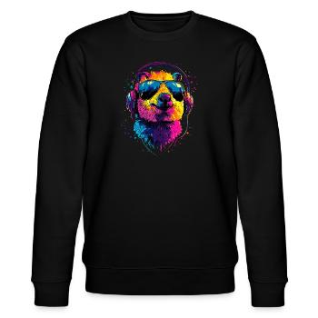 Lunettes de soleil Quokka Arc-en-ciel Australie Quokkas - Sweat bio CHANGER Stanley/Stella Unisexe - noir - Devant - Nik (191cm) & Marisol (170cm)