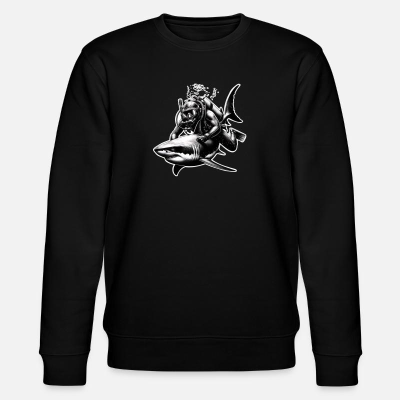 Plongeurs - Sweat bio CHANGER Stanley/Stella Unisexe - noir