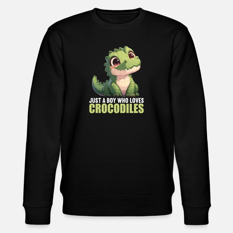 Crocodiles Crocodile - Stanley/Stella CHANGER Unisex Organic Sweatshirt - black