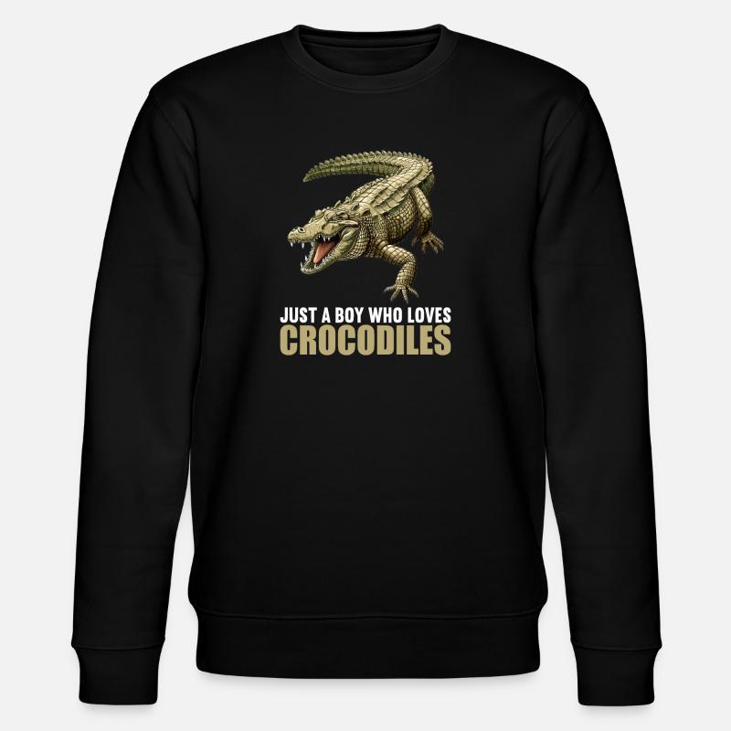 Crocodiles Crocodile - Sweat bio CHANGER Stanley/Stella Unisexe - noir