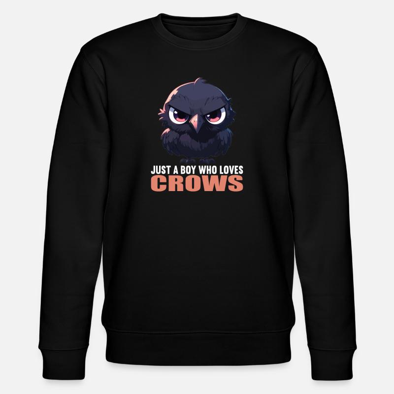 Crows Crow - Stanley/Stella CHANGER Unisex Organic Sweatshirt - black