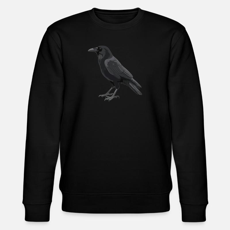Crows Crow - Stanley/Stella CHANGER Unisex Organic Sweatshirt - black