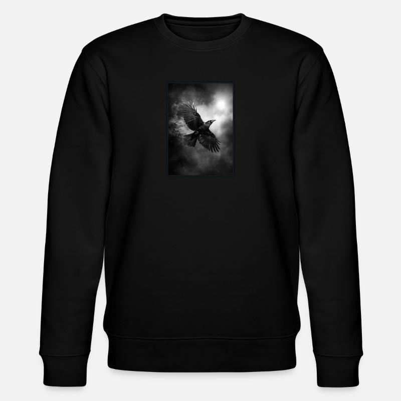 Crows Crow - Stanley/Stella CHANGER Unisex Organic Sweatshirt - black