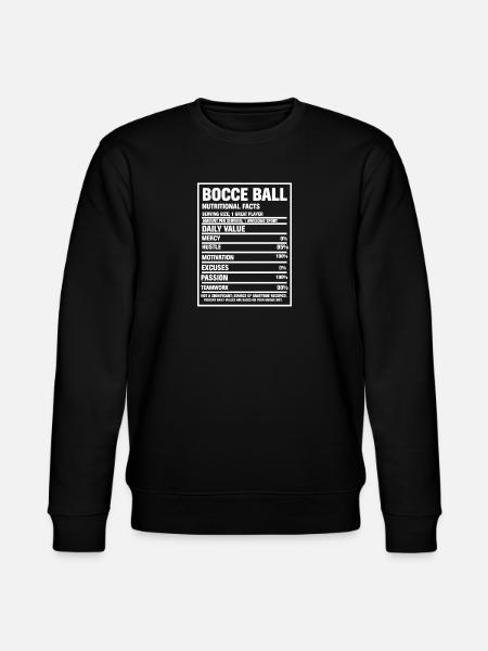 Bocce Ball Bocce Player - Stanley/Stella CHANGER Unisex Organic Sweatshirt - black