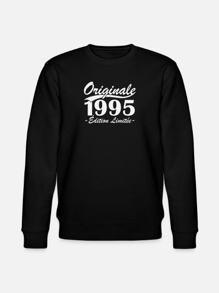 Original 1995 Limited Edition - Stanley/Stella CHANGER Unisex Organic Sweatshirt - black