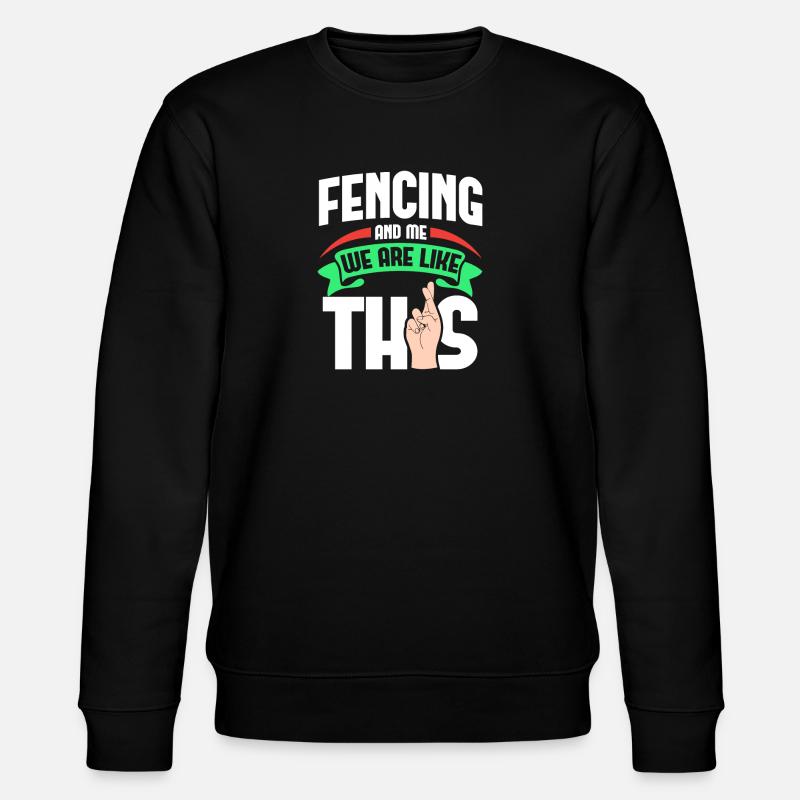 Escrimer moi, c’est comme - Sweat bio CHANGER Stanley/Stella Unisexe - noir