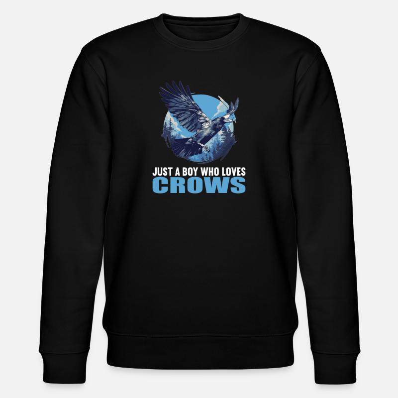 Crows Crow - Stanley/Stella CHANGER Unisex Organic Sweatshirt - black