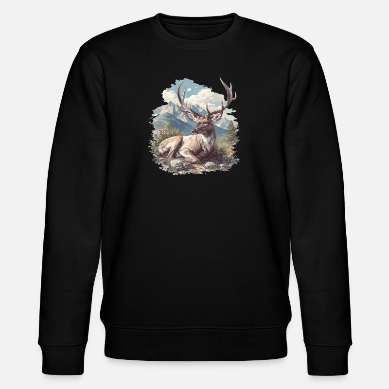 Cerf Cerf - Sweat bio CHANGER Stanley/Stella Unisexe - noir