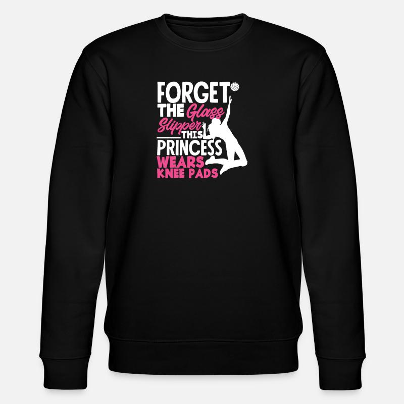 Cette princesse joue au volley-ball - Sweat bio CHANGER Stanley/Stella Unisexe - noir