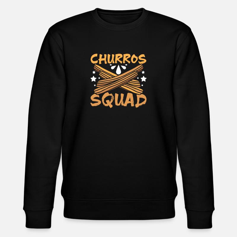 Churros squad - Stanley/Stella CHANGER Unisex Organic Sweatshirt - black
