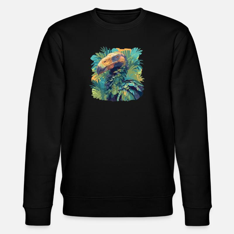 Dodos Dodo - Stanley/Stella Unisex Bio-Sweatshirt CHANGER  - Schwarz