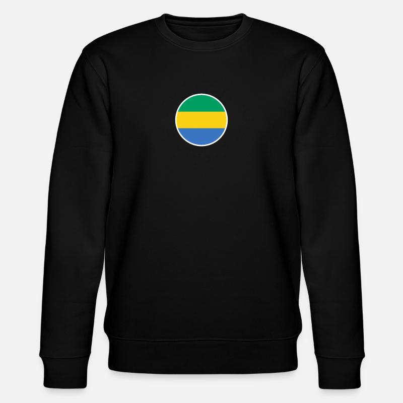 Gabon Gabonais Drapeau gabonais - Sweat bio CHANGER Stanley/Stella Unisexe - noir